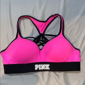 Pink Sports Bra